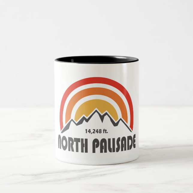 North Palisade California Two-Tone Coffee Mug (Center)