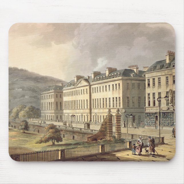 North Parade, from 'Bath Illustrated by a Series o Mouse Mat (Front)