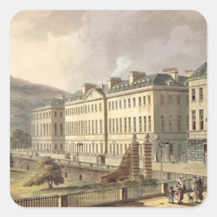 North Parade, from 'Bath Illustrated by a Series o Square Sticker