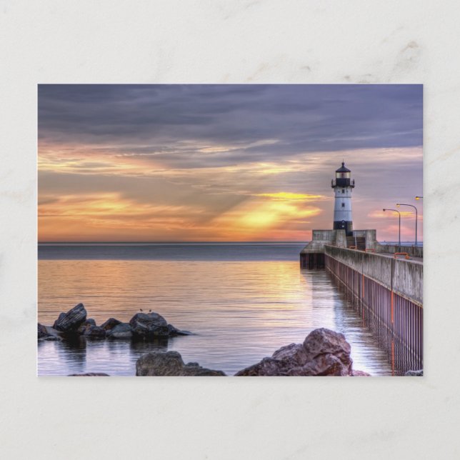 North Pier Morning Postcard (Front)