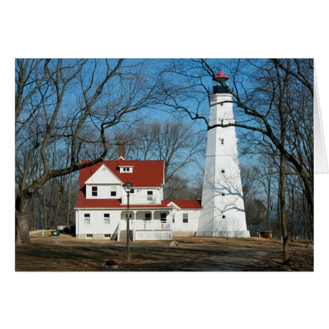 North Point Lighthouse Milw WI Card (Front Horizontal)