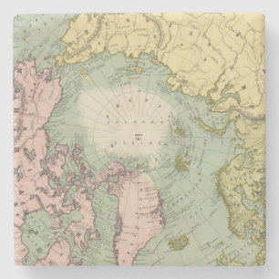 North Polar Regions Stone Coaster