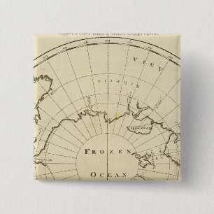 North Pole 15 Cm Square Badge