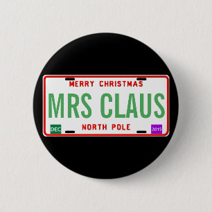 North Pole 2015 6 Cm Round Badge