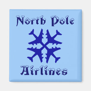 North Pole Airlines Magnet