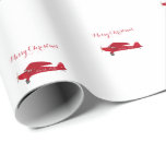 North Pole Airplane Christmas Wrapping Paper<br><div class="desc">North Pole Airplane Christmas Wrapping Paper.  Design by Claudine Boerner.</div>