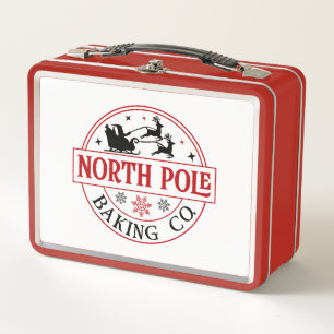 North Pole Baking Company Metal Lunch Box