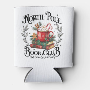 North Pole Book Club Hot Cocoa Christmas Can Cooler