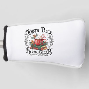 North Pole Book Club Hot Cocoa Christmas  Golf Head Cover