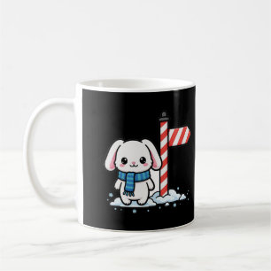 North Pole Bunny Christmas Coffee Mug