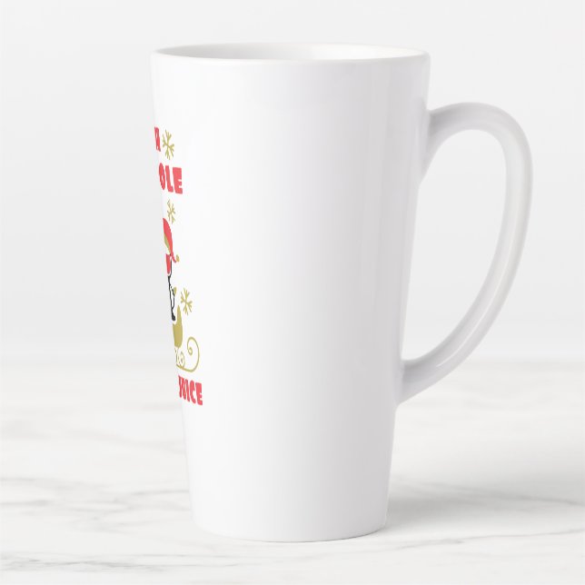 North Pole Cheer juice Latte Mug (Right)