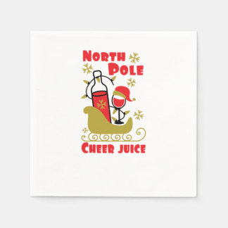 North Pole Cheer juice Napkin