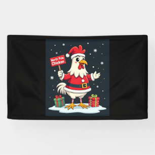 North Pole Chicken Banner