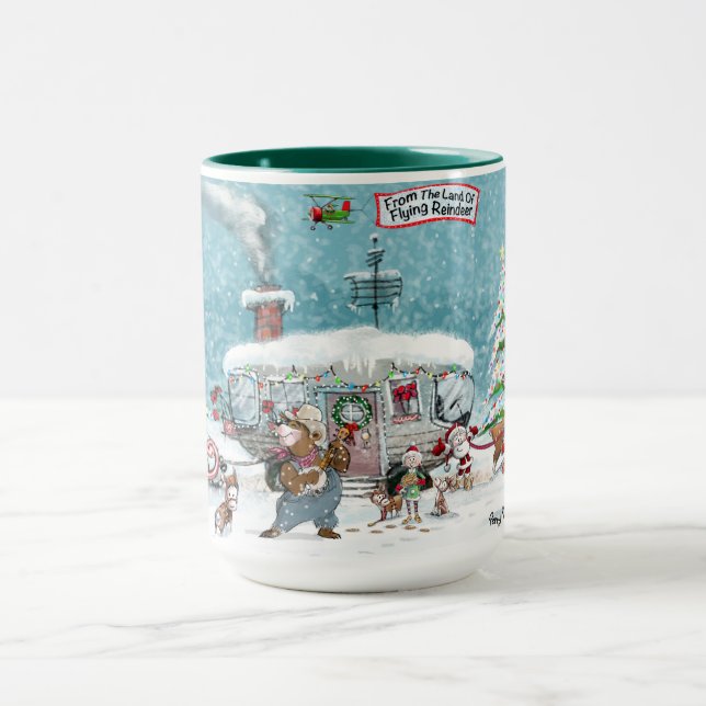 North Pole Christmas Camping Mug (Center)