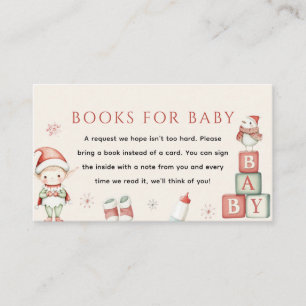 North Pole Christmas Delivery Books For Baby Enclosure Card