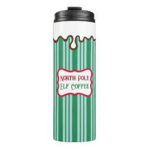 North Pole Christmas Elf Coffee Travel Tumbler