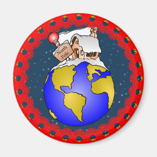 North Pole Christmas Magnet