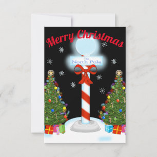 North Pole Christmas Party Invitations