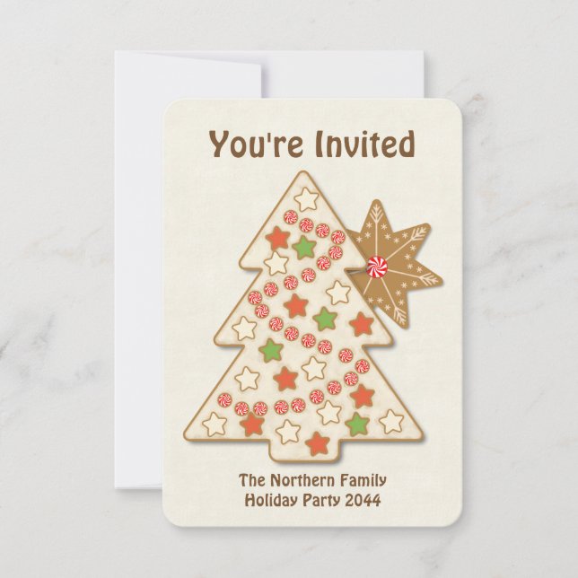 North Pole Confectionery Invitation (Front)