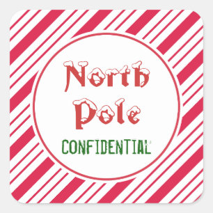 North Pole Confidential Stickers