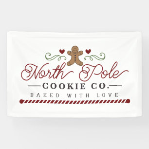 North Pole cookie Company Christmas Banner