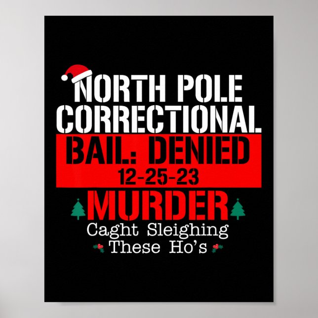 North Pole Correctional Bail Denied Murder Caught  Poster (Front)