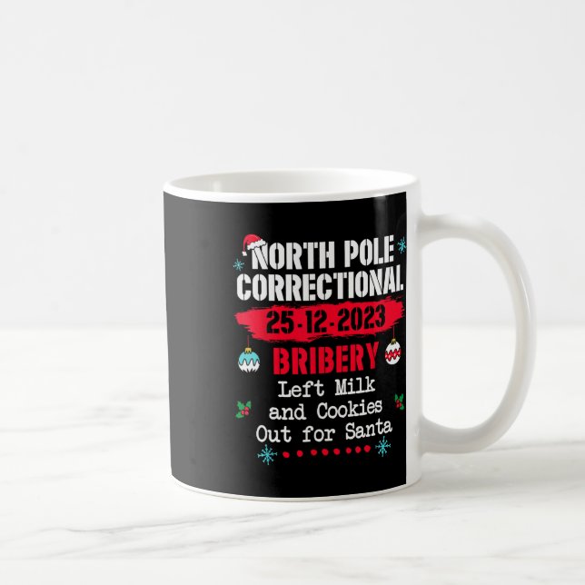 North Pole Correctional Bribery Left Milk Cookies  Coffee Mug (Right)
