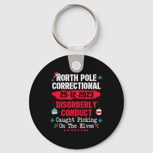 North Pole Correctional Disorderly Conduct Caught  Key Ring