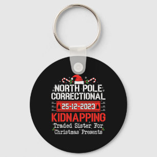 North pole correctional kidnapping matching family key ring