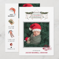 North Pole Delivery | Christmas Birth Announcement