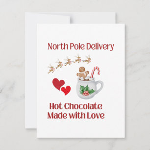 North Pole Delivery on a Holiday Card
