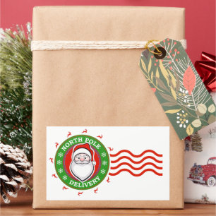 North Pole Delivery Rectangular Sticker