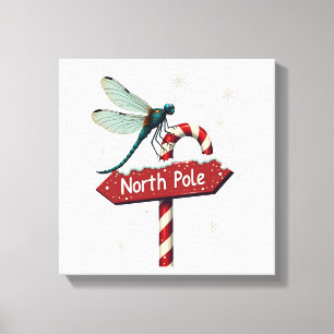 North Pole Dragonfly Canvas Print