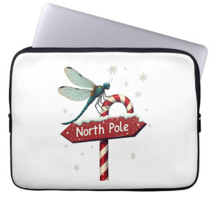 North Pole Dragonfly Laptop Sleeve