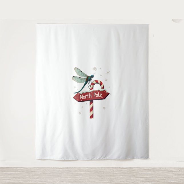 North Pole Dragonfly Tapestry (Front)