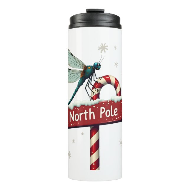 North Pole Dragonfly Thermal Tumbler (Front)