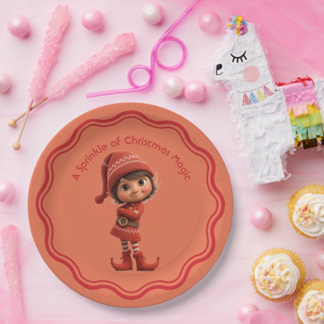 North Pole Elf Celebration | Christmas Magic Paper Plate (Party)