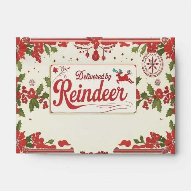 North Pole Express Envelope | Santa Letter Mail (Front)