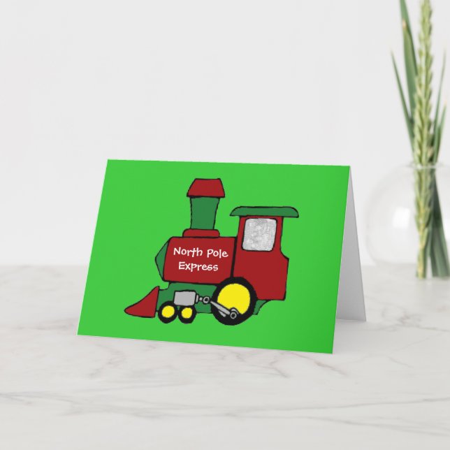 North Pole Express Holiday Card (Front)