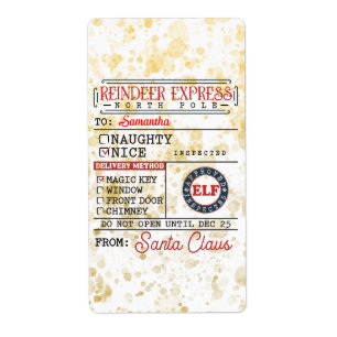 North Pole Express: Special Delivery Tag