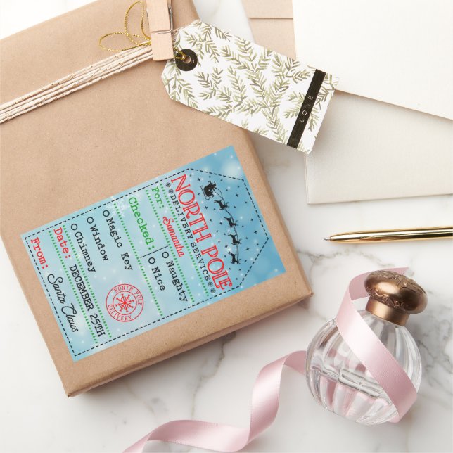 North Pole Express: Special Delivery Tag (Gifting)