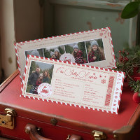 North Pole Express Train Ticket Christmas Party