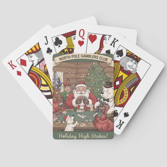 North Pole Gambler's Club Playing Cards (Back)