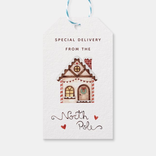 North Pole Gift Tags (Back)