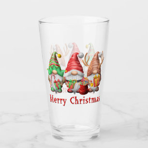 North Pole Gnomes Trio Drinking Glass
