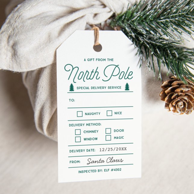 North Pole | Holiday Gift Tags (Creator Uploaded)