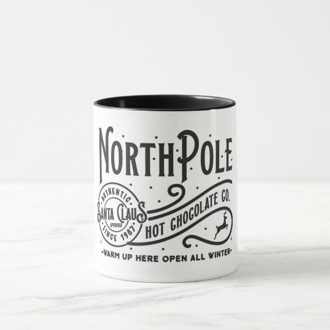 North Pole Hot Chocolate Company/Christmas Mug (Center)