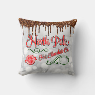 North Pole Hot Chocolate Cushion