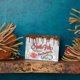 North Pole Hot Chocolate Plaque