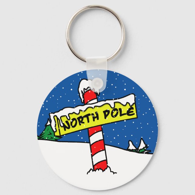 North Pole Keychain (Front)